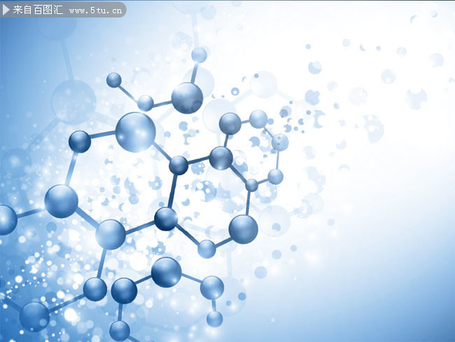 生物科技背景矢量素材 链接科学与未来的设计美学
